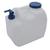 Water Carrier 15 litre Wide mouth water container with Handle and tap - thumbnail image 1
