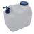 Water Carrier 15 litre Wide mouth water container with Handle and tap