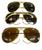 Aviator Sunglasses US Flight / Pilot Sun Glasses - New - 3 Colours - thumbnail image 1