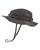 Black Boonie Hat Jungle Style Bush Hats 100% Cotton With Chin Strap - thumbnail image 1