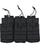 Black Triple Mag Pouch Tactical Molle Duo Magazine Pouch