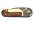 Small Wooden look locking blade pocket knife