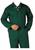 Boilersuit Coverall Spruce Green Zipped front Poly Cotton Boiler suit