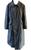 Greatcoat Military issue Dark Mottle grey trench / great coat used Eastern bloc