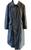 Greatcoat Military Issue Dark Mottle Grey Trench / Great Coat Used Eastern Bloc - thumbnail image 1