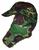 Cold Weather Hat, Woodland DPM Camo, British Military Issue Fluffy Lined