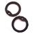 Black Rubber Dog Tag Silencers, Fits Around Tags - thumbnail image 1