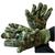 Woodland Camo Cotton Utility Dot Grip Work Gloves - thumbnail image 1