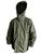 Waterproof Jacket Olive Green Dutch Military Issue Hypalon Coat, USED Small - thumbnail image 1
