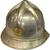 Fire helmet Military Serbian Silver aluminium fire helmet / medieval helmet - thumbnail image 1
