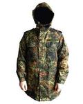 Flecktarn Hooded German Parka with separate Winter Liner - Used Graded