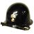 French Gendarme Genuine Helmet with insignia - thumbnail image 1
