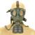 German WWII Gas Mask, 1940's WW2 BMW Collectors Gas mask Respirator and Filter