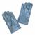 German Grey Leather Luftwaffe Gloves Used Genuine Issue Lined Leather Glove - thumbnail image 2