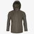 Highlander Full zip fronted Halo Light olive PCS style Hooded jacket