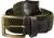 Elasticated Belt Military Style Countryman Woven Belt With Leather Trim, New - thumbnail image 2