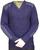 Navy V Neck pullover - thumbnail image 1