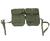 Double Kidney Pouch Genuine 58 webbing Pattern olive green Graded stock - thumbnail image 1