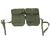 Double Kidney Pouch Genuine 58 webbing Pattern olive green Graded stock