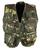 Kids Childrens Action Vest, Childrens Multi pocket Combat Waist Coat Woodland Camo - thumbnail image 1
