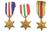 Italian Star And Atlantic Star Unnamed As Issued Medal British WWII WW2 War Medal Full Size  - thumbnail image 1