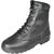 Black Leather Patrol boots Mil-Com All Leather hi leg Combat boots