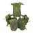 Olive Green PLCE Webbing set British Army Style Used 90 Pattern 6 piece webbing set