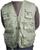 Fishing vest Olive green Waist Coat Multi Purpose Fishing / Shooting Waistcoat / vest
