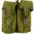 Double Ammo Pouch Vintage 1980's Pattern Left Or Right Olive Green OG PLCE - thumbnail image 1