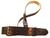 Sam Brown Belt Leather Army Belt Shoulder Strap Set, New - thumbnail image 1