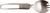 Spork Stainless Steel Folding Spork, Super Camping Accessory - thumbnail image 1