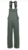 Waterproof Bib And Brace Fully Waterproof And Breathable Olive Flexible Tricot Overalls 521 - thumbnail image 1