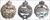 Tank Corps and RTR Royal Tank Regiment Cap Badges - thumbnail image 1