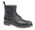 Black Leather Boots 8 Eyelet Black Leather Boots, New TF4403A