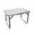 Aluminium Table, Super Lightweight Compact Adjustable Folding Table 60 x 40cm