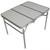 Camping Table, Sunncamp Trio 3 way Folding aluminium table 80 x 60cm x 54cm tall