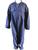 Polycotton Navy zip coverall with 2 chest pockets (unbranded)