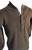 US Army Sweater Olive Drab 100% Wool Genuine Vintage WWII Button Top Jumper - thumbnail image 1