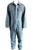 Vintage RAF Blue / Grey Cotton Coverall Boilersuit, Great for WWII Show - USED
