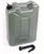 Olive Green / Black Military Style Tough 20 Litre Water Container With Spout - thumbnail image 2