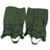 Dutch Olive Green Front Zipped Ripstop And Nylon Gaiters - thumbnail image 1