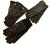 Black Leather military Issue leather Gloves assorted styles, New