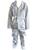 White Cotton Boilersuit Quality 100% Cotton White Boiler Suit With Button Front Fastening - thumbnail image 1