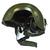 British Army Military Bump Hat Engineers Olive Plastic Protective Helmet - thumbnail image 1