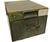 Metal locker Box German Military Issue Personnel file cabinet storage Tin