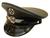 East German Airforce Visor Cap Grey Peaked DDR Military Hat, Like New - thumbnail image 1