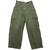 Military Issue Olive Herringbone Vintage trousers - thumbnail image 1