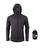 Black Lightweight Stow and Go Waterproof Jacket with 5000MM Hydro static Head - JAC077