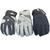 Padded ski Gloves Thermal padded mens ski gloves grey / grey