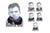 Headover Multi Function Lightweight Headover Snood By Rock Jock With Fleece Trim - thumbnail image 1